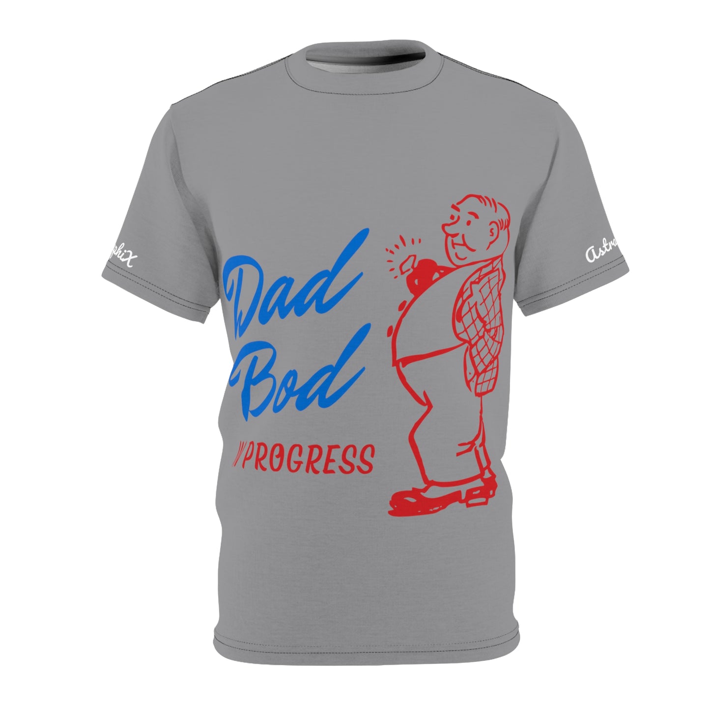 Word Art Collection - Unisex AOP Cut & Sew Tee - Dad Bod
