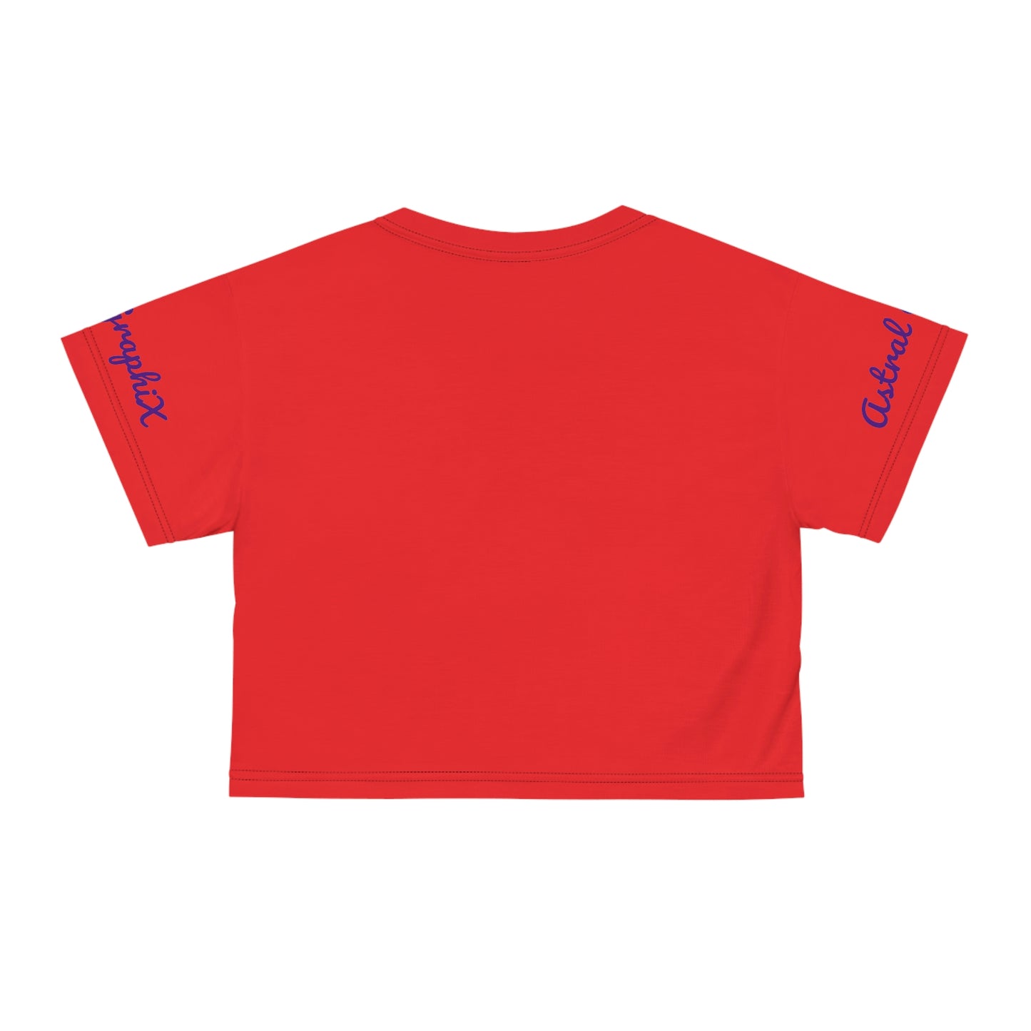 Logo Collection - AOP Crop Tee - Red