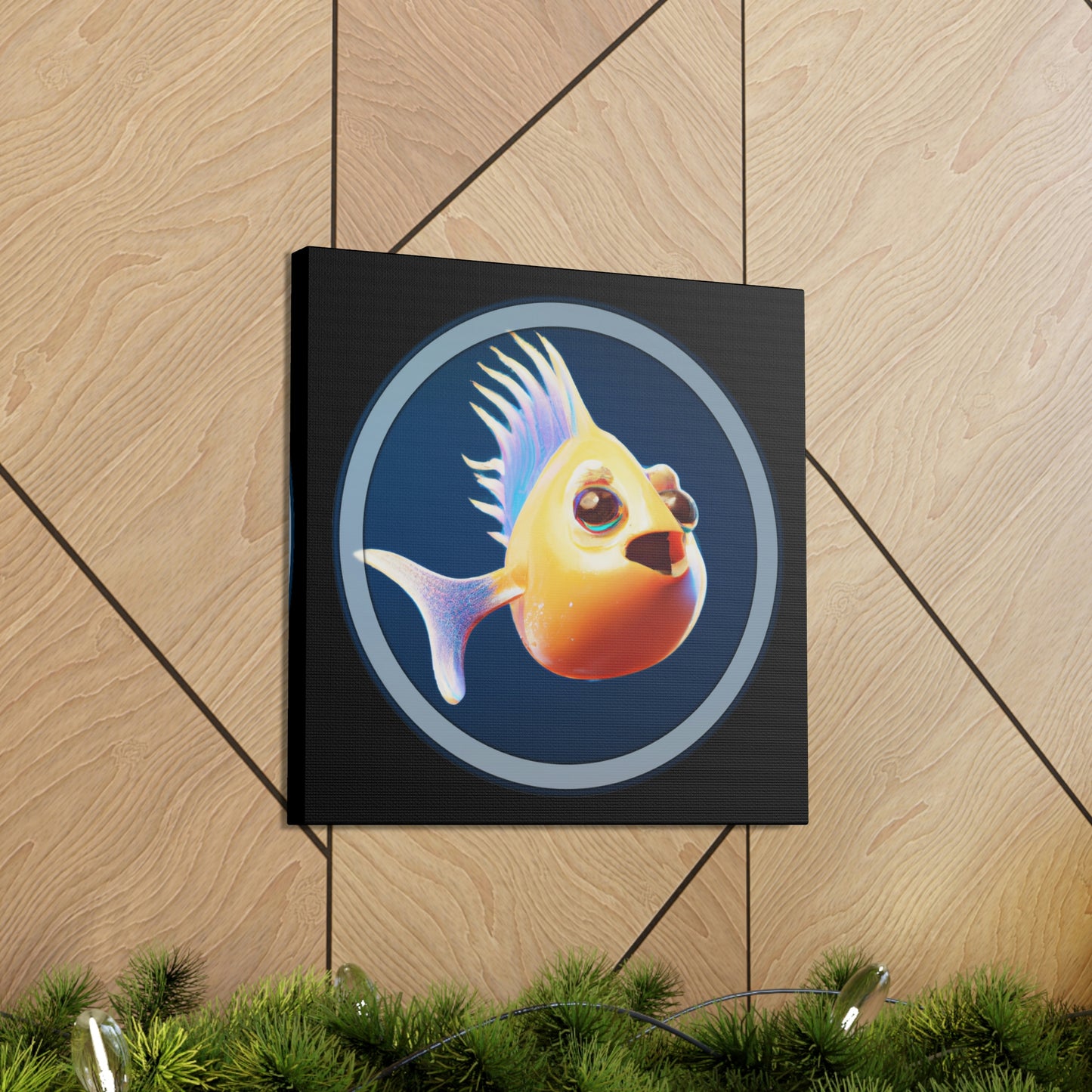 Animal Collection - Canvas Gallery Wraps - Colorful Fish v4