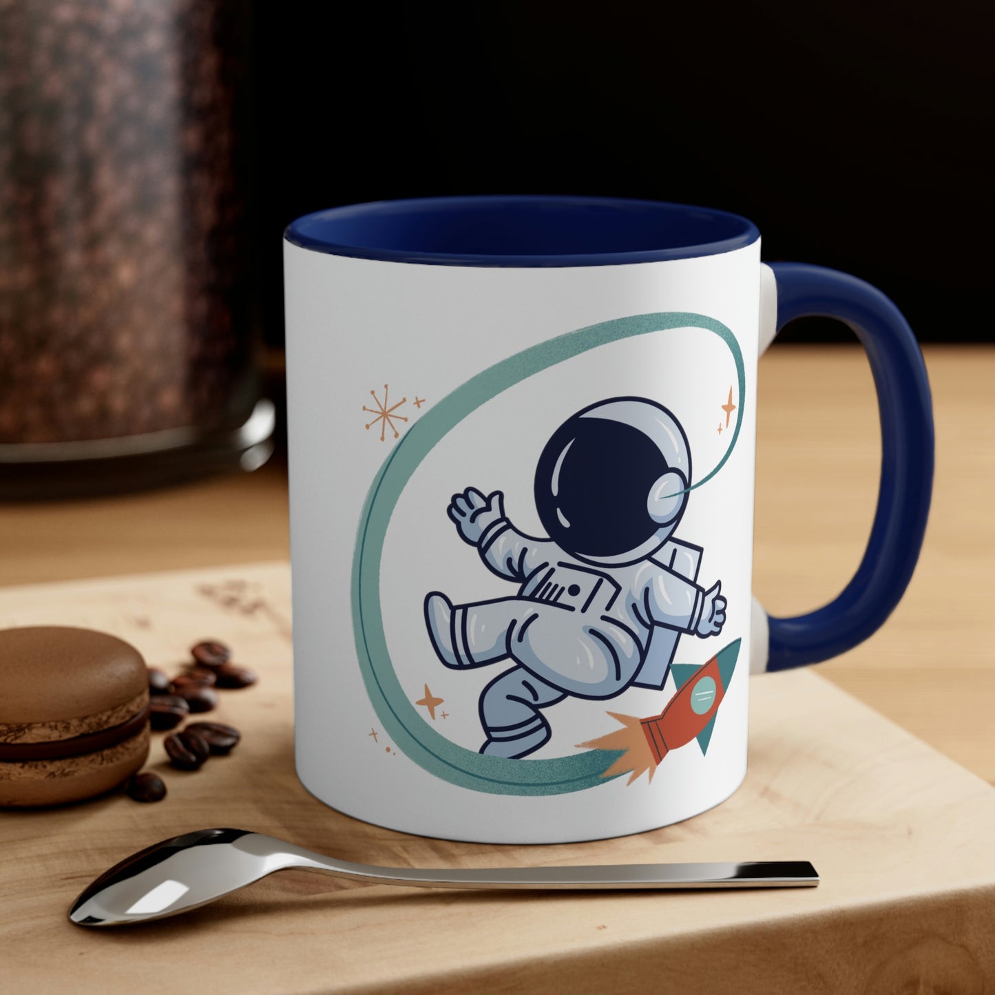 Art Work Collection - Accent Coffee Mug, 11oz - AstroRocket