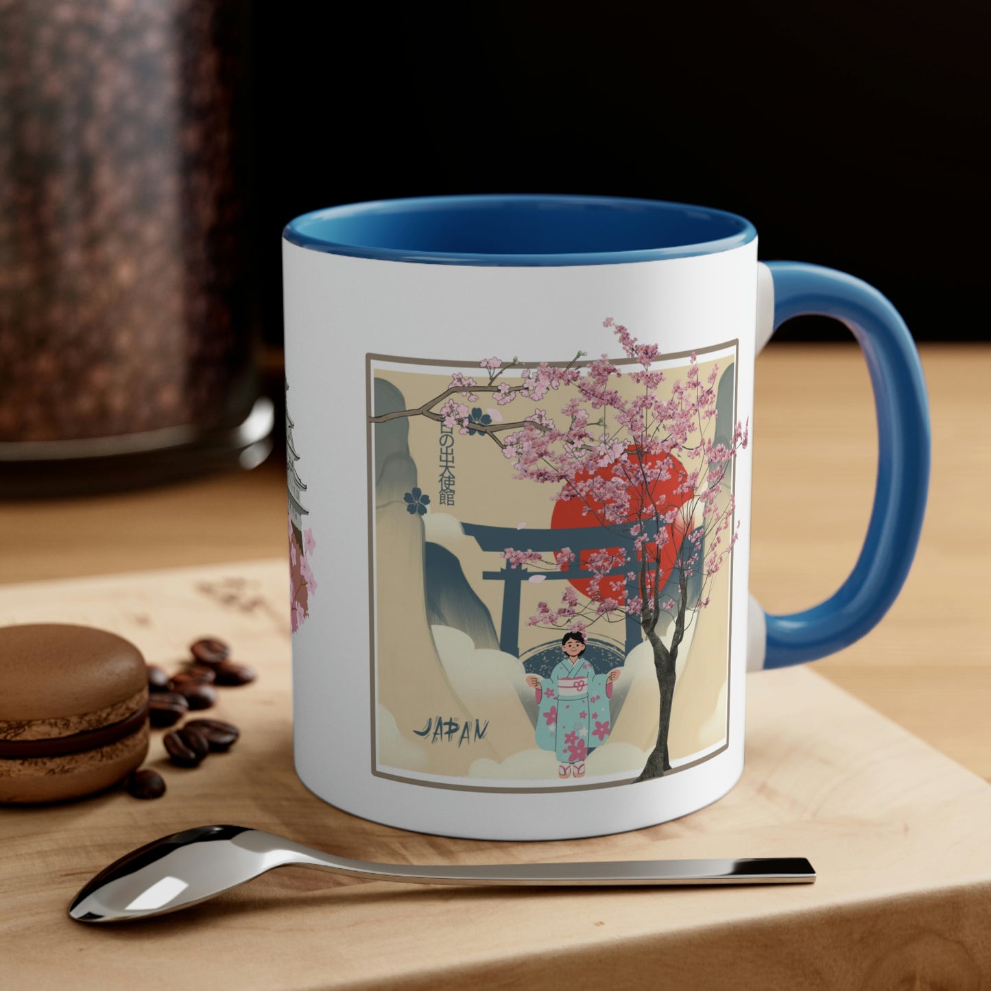 Art Work Collection - Accent Coffee Mug, 11oz - Cherry Blossoms v3