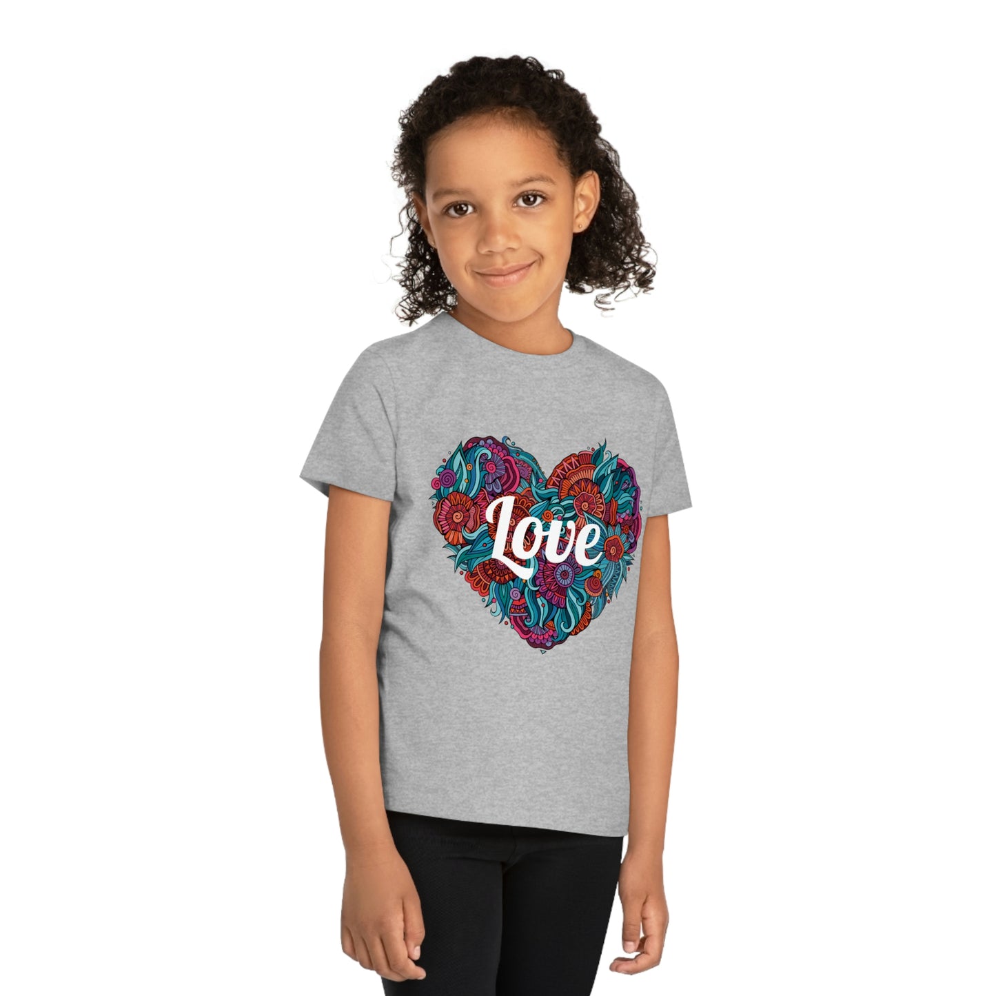 Word Art Collection - Kids' T-Shirt - Love, Heart, Flowers