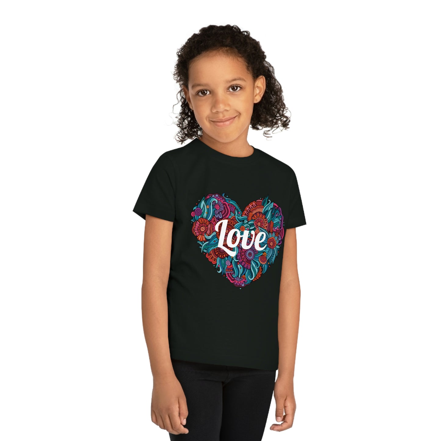 Word Art Collection - Kids' T-Shirt - Love, Heart, Flowers
