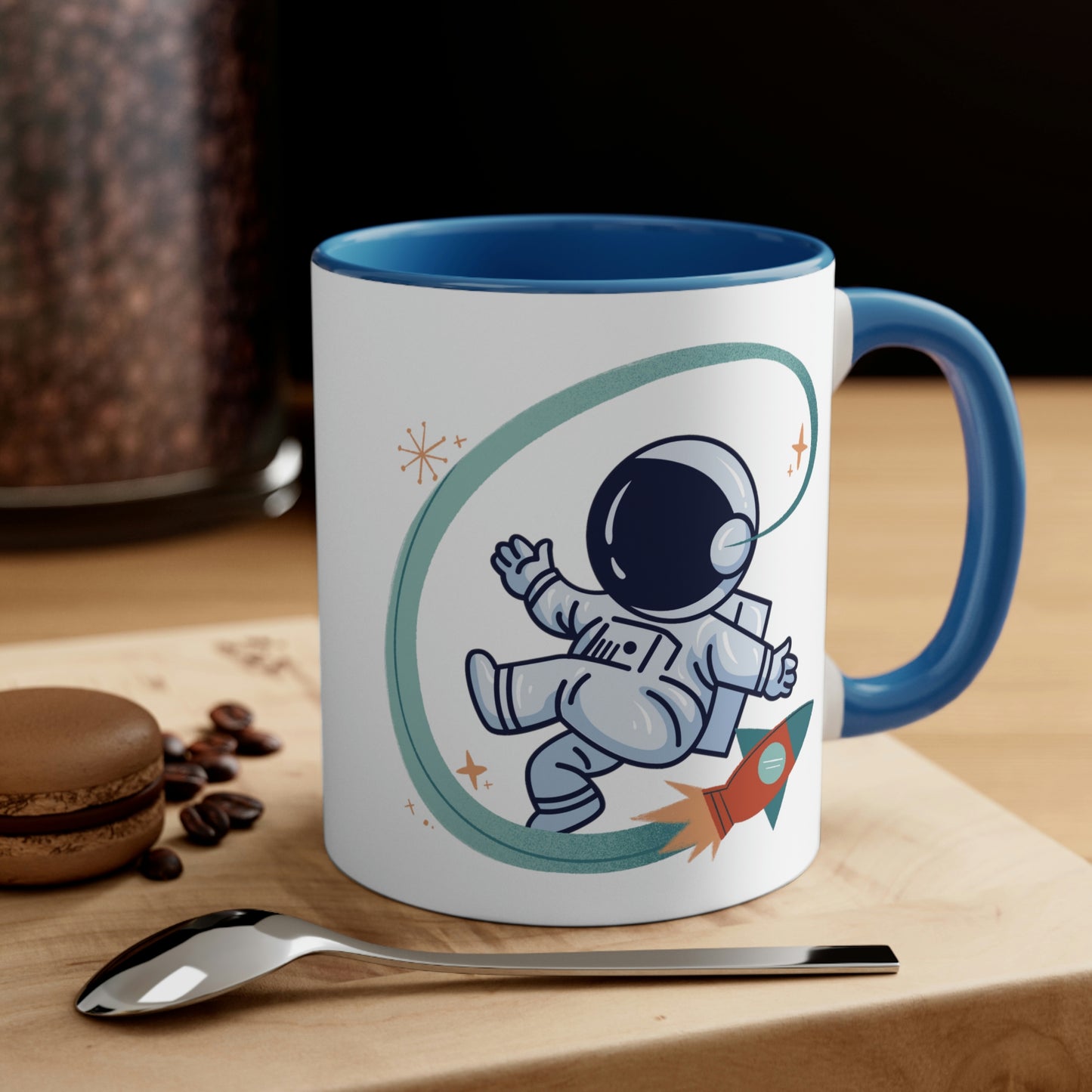 Art Work Collection - Accent Coffee Mug, 11oz - AstroRocket