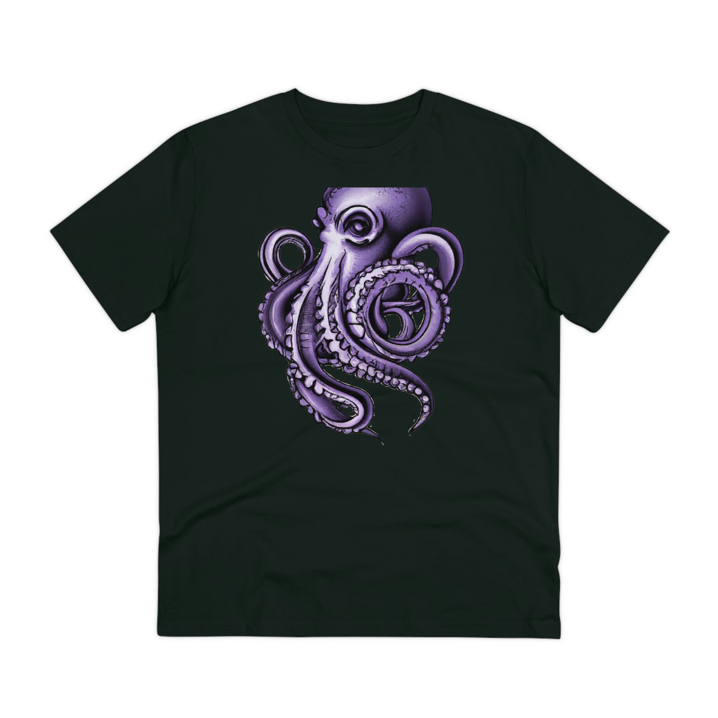 Tattoo Collection - Organic Creator T-shirt - Purple Octopus v2