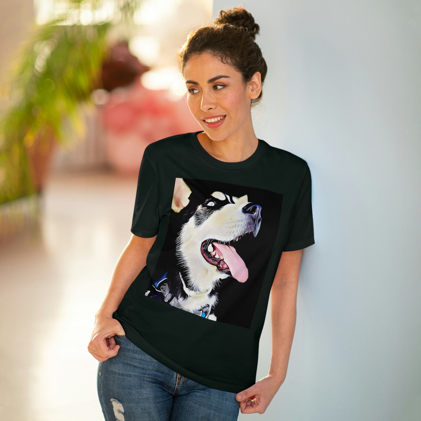Animal Collection - Organic Creator T-shirt - Husky Boy