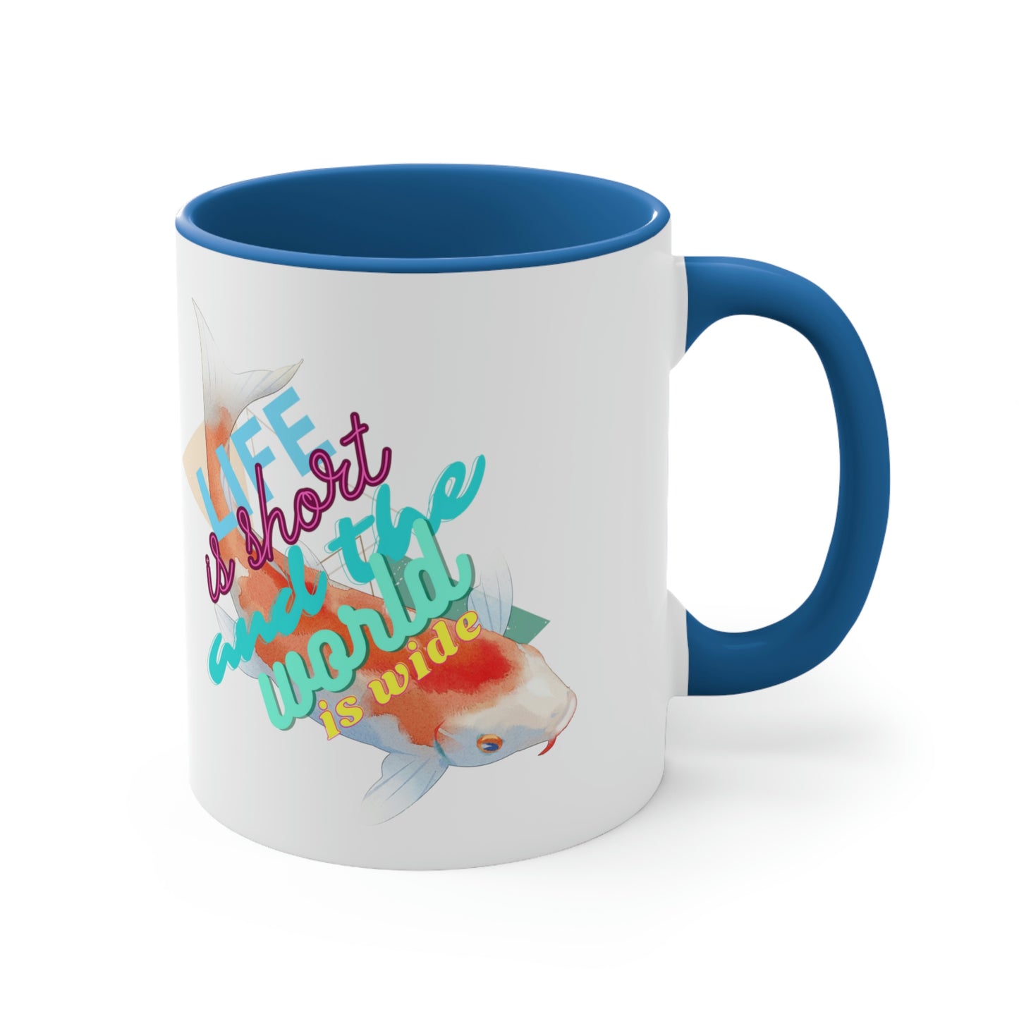 Word Art Collection - Accent Coffee Mug, 11oz - Coy Life