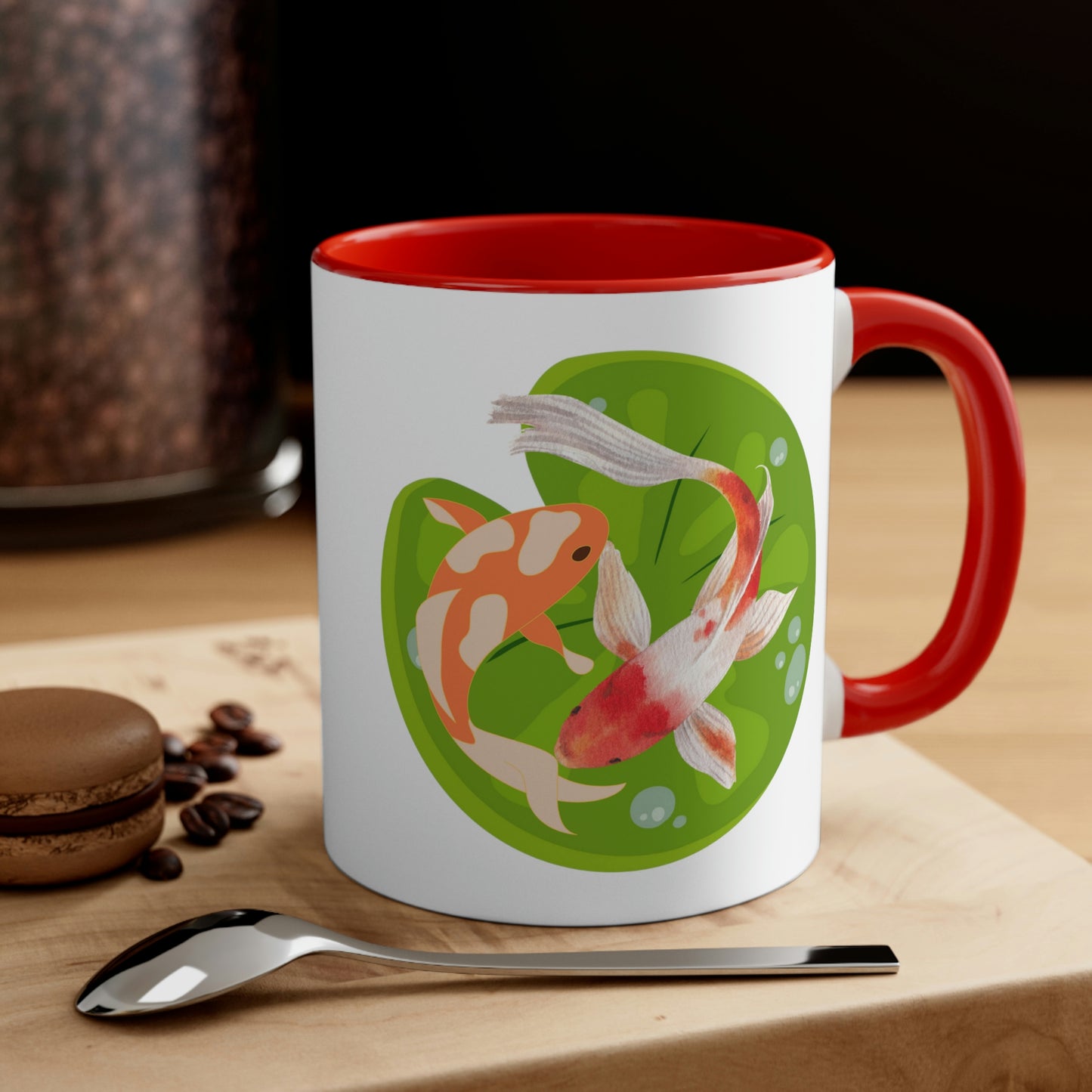 Animal Collection - Accent Coffee Mug, 11oz - Coy Lily Pad