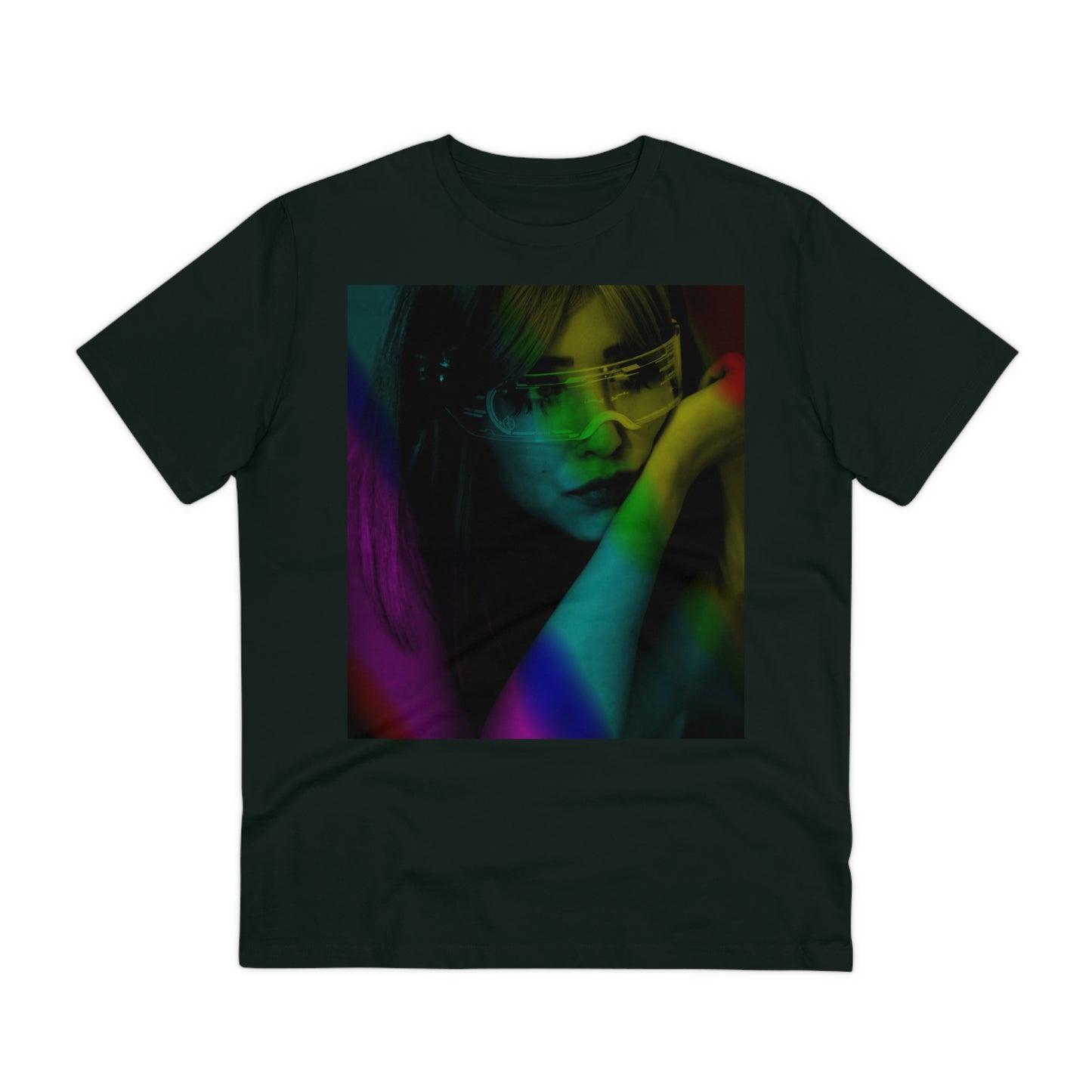 Cyber Punk Collection - Organic Creator T-shirt - Rainbow