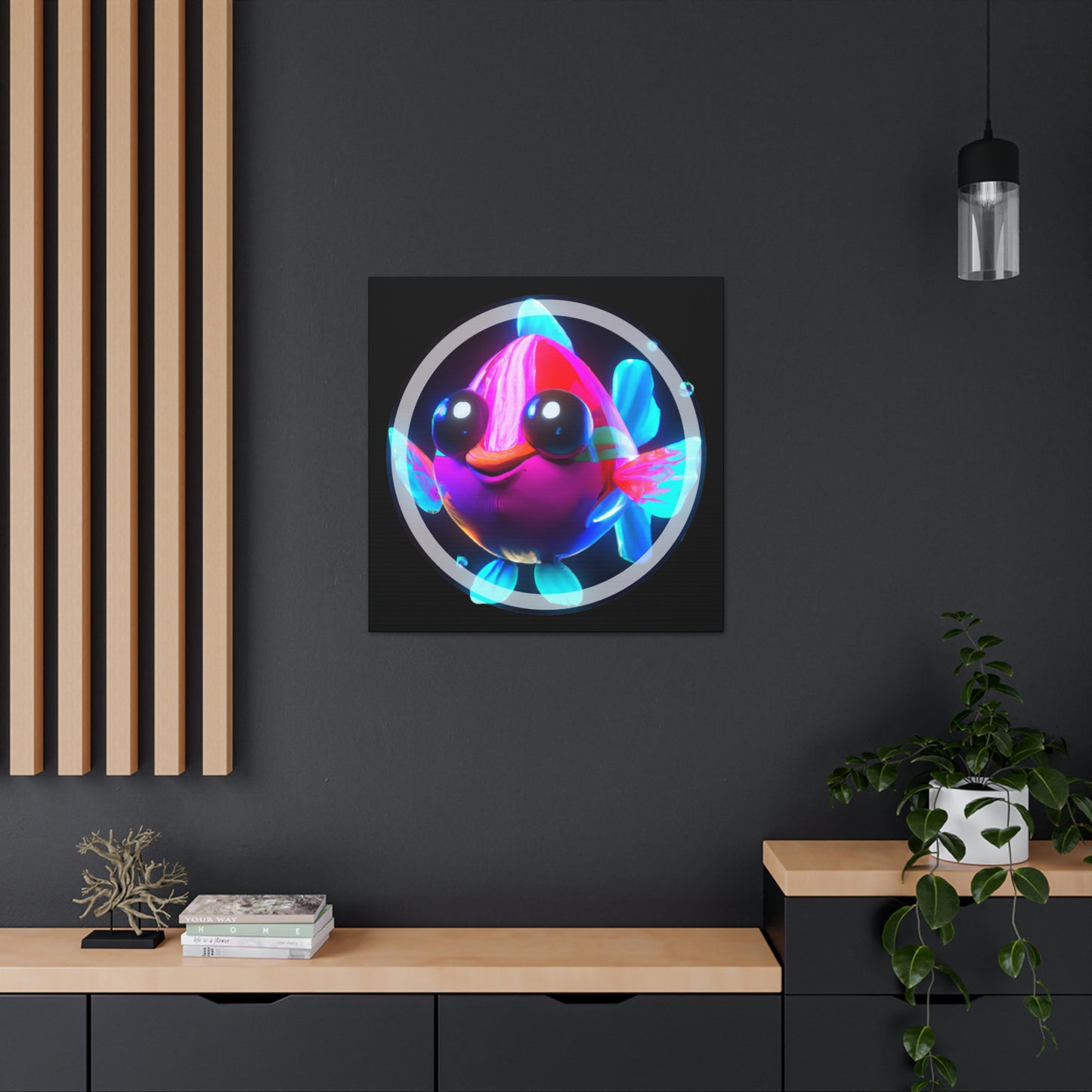 Animal Collection - Canvas Gallery Wraps - Colorful Fish v1