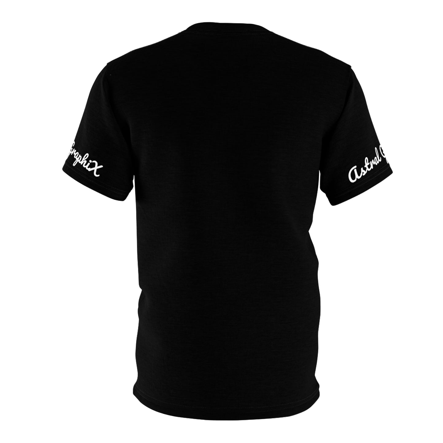 Word Art Collection - Unisex AOP Cut & Sew Tee - Fast or Last in Black