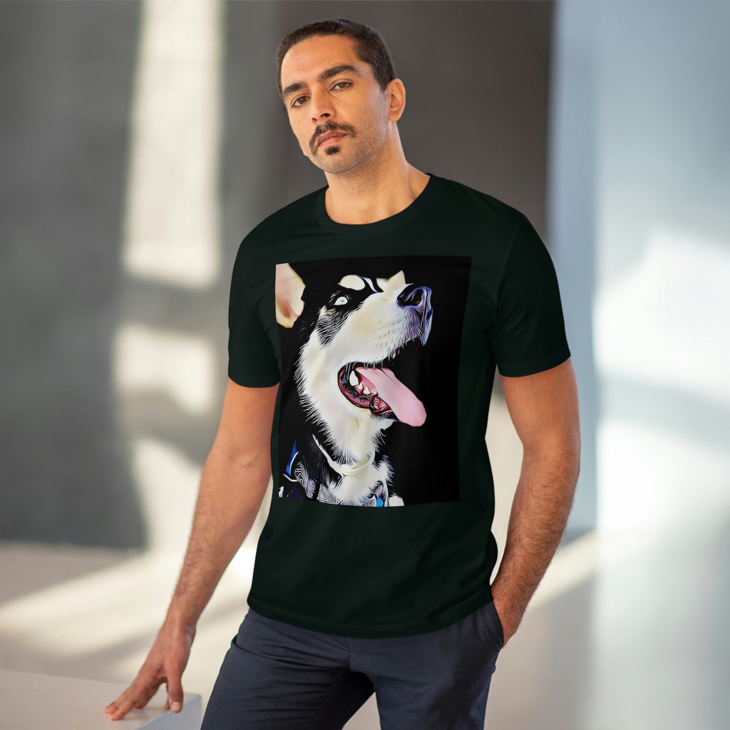 Animal Collection - Organic Creator T-shirt - Husky Boy