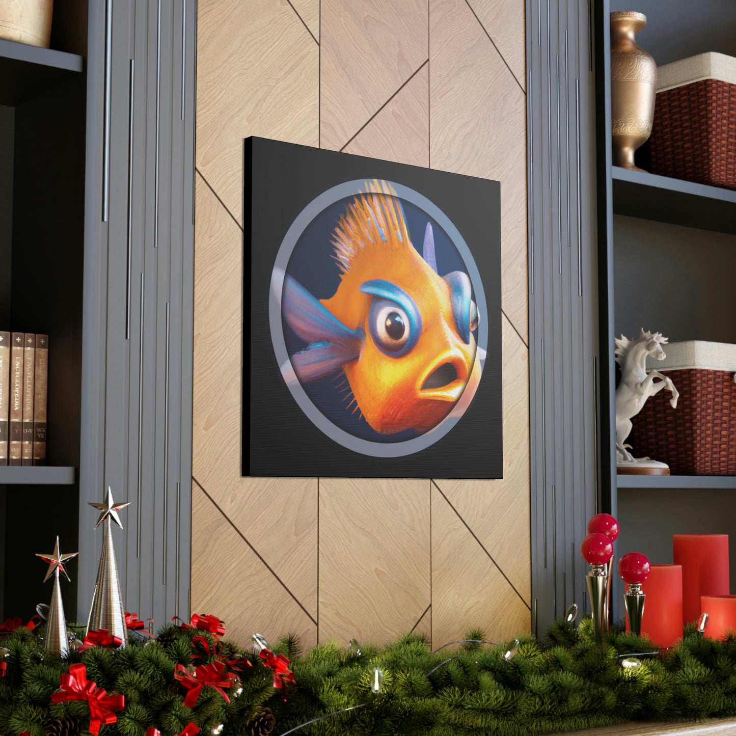 Animal Collection - Canvas Gallery Wraps - Colorful Fish v2